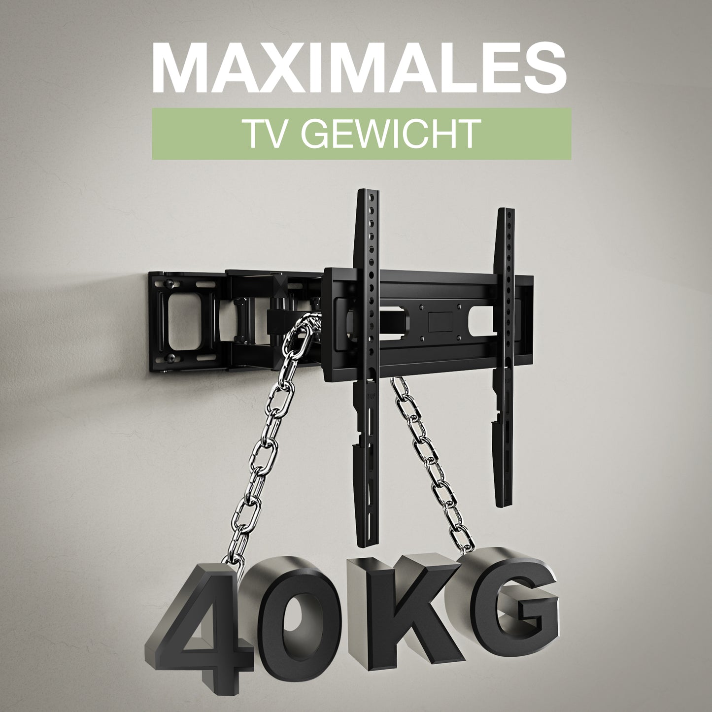 Wandhalter TV Extra Stark Motion Schwenkbare 32 - 80 Zoll Athletic