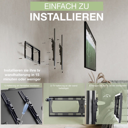 Wandhalter TV Tilt Premium Neigbare 32-85 Zoll Athetlic